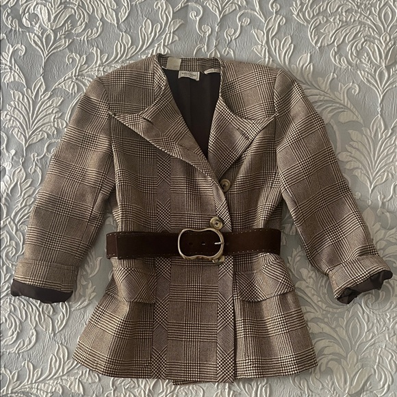 VALENTINO - Vintage Plaid Women's Jacket - Picture 1 of 17